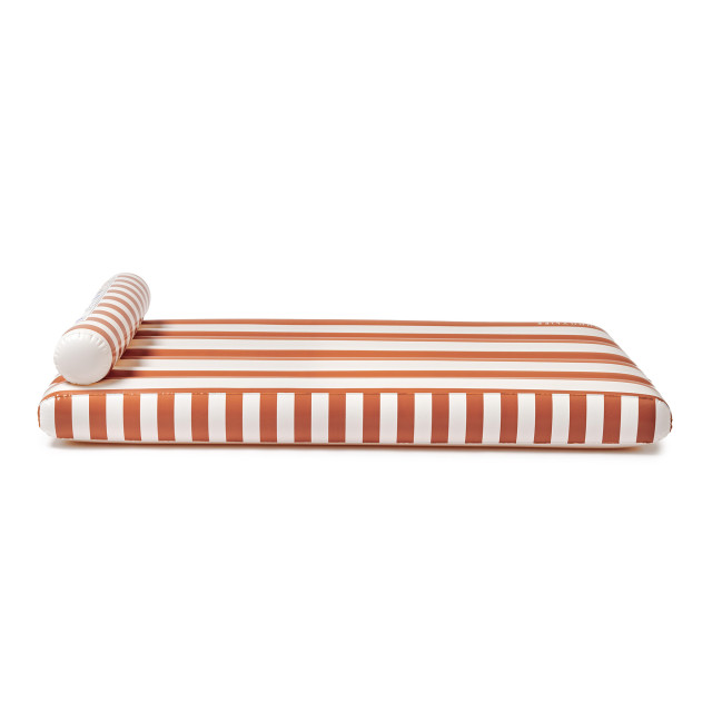 Sunnylife Luxe Lilo Float - Tierra Clay Stripe