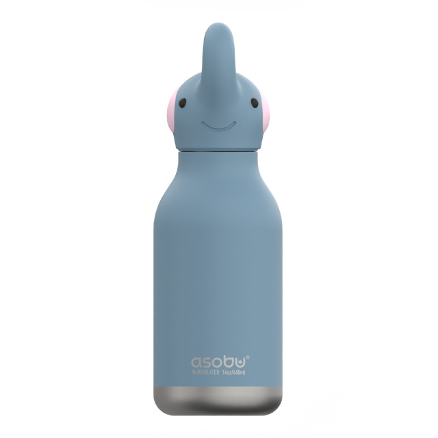 Asobu Vacuum Insulated Bestie Bottle, 460ml - Elephant
