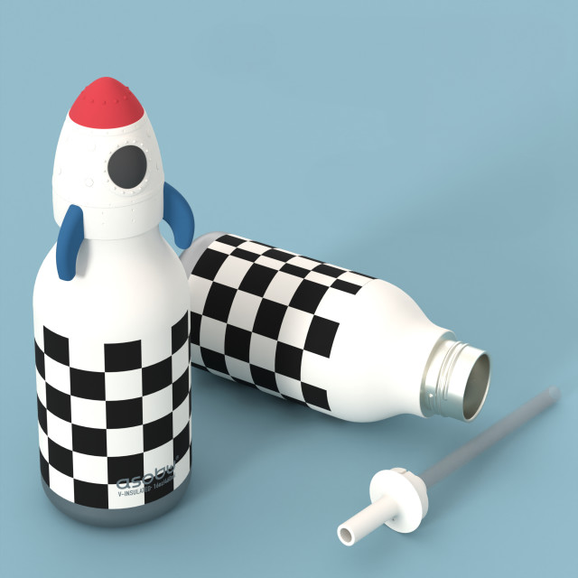 Asobu Vacuum Insulated Bestie Bottle, 460ml - Rocket