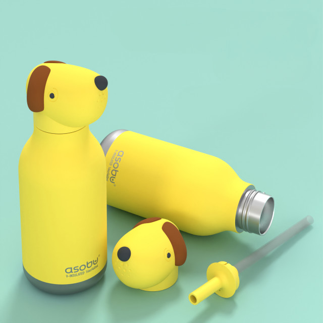 Asobu Vacuum Insulated Bestie Bottle, 460ml - Dog