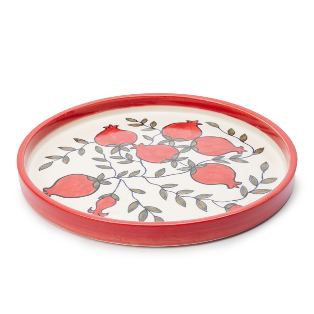 Humble & Mash Pomegranate Ceramic Platter, 25cm