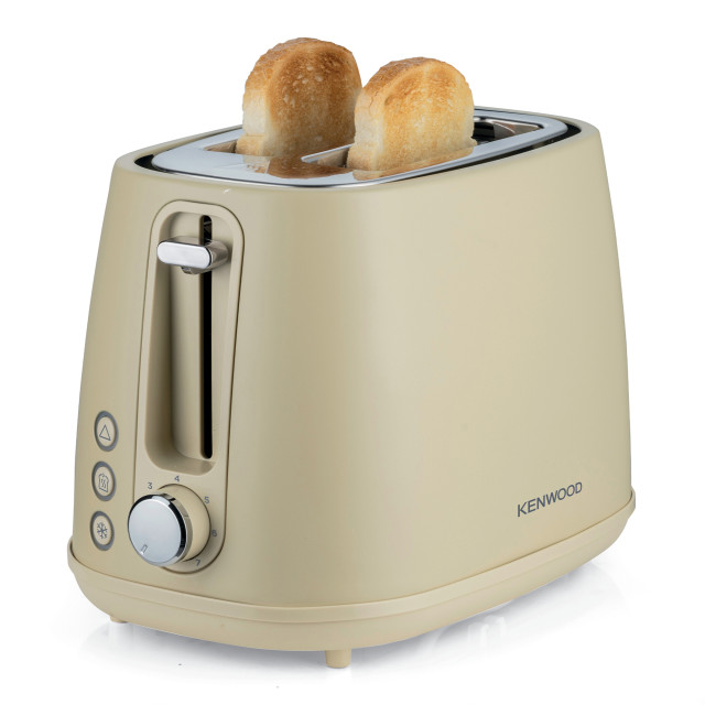 Kenwood Elementa Stainless Steel 2-Slice Toaster, 930W - Champagne angle