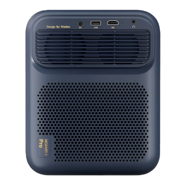 Wanbo Mozart 1 Pro Smart Home Theatre Projector, 1080p angle