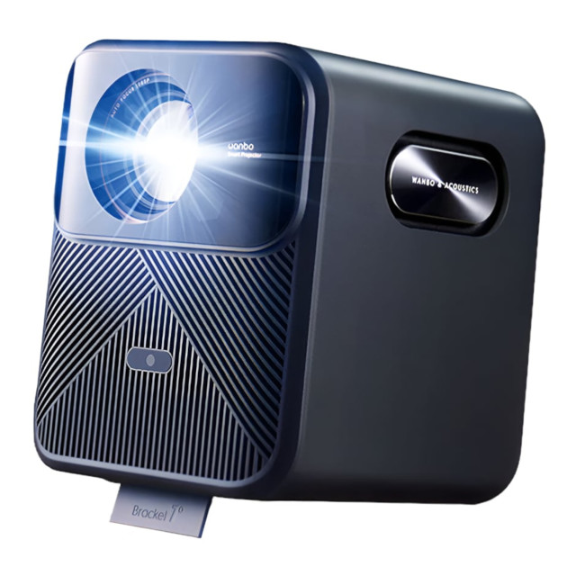 Wanbo Mozart 1 Pro Smart Home Theatre Projector, 1080p angle