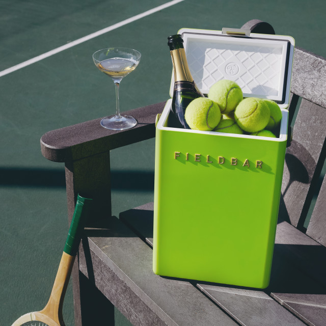 Fieldbar Limited Edition Match Point Green Drinks Box, 10L angle