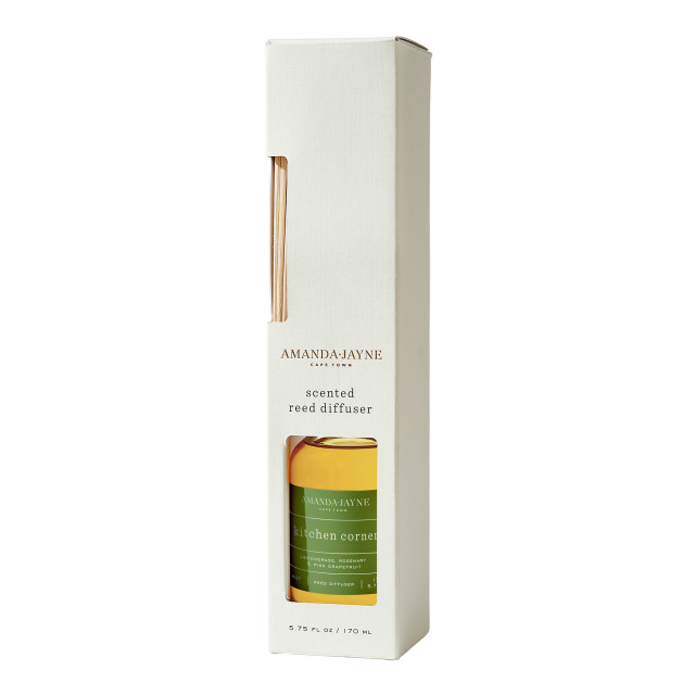 Amanda Jayne Kitchen Corner Lemongrass, Rosemary & Pink Grapefruit Diffuser, 170ml