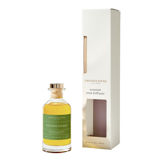 Amanda Jayne Kitchen Corner Lemongrass, Rosemary & Pink Grapefruit Diffuser, 170ml angle