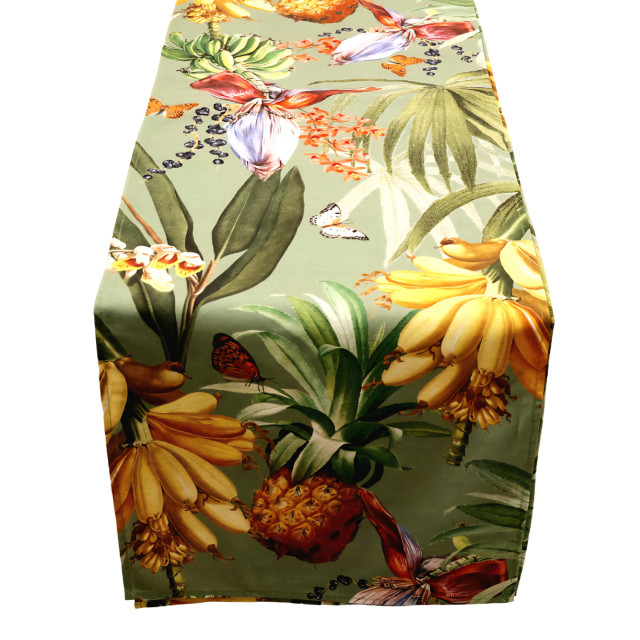 DSA Botanica Tropicana Sage Green Runner - 180cm
