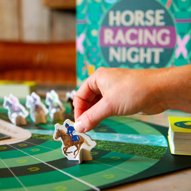 Talking Tables Host Your Own Horse Racing Night Game detail of the horse piece