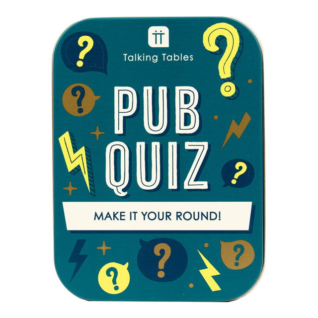 Talking Tables Fun in a Tin Pub Quiz