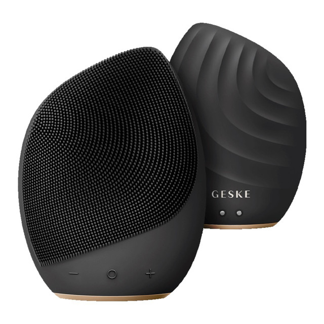 Geske 5-in-1 Sonic Facial Brush - Black & Gold