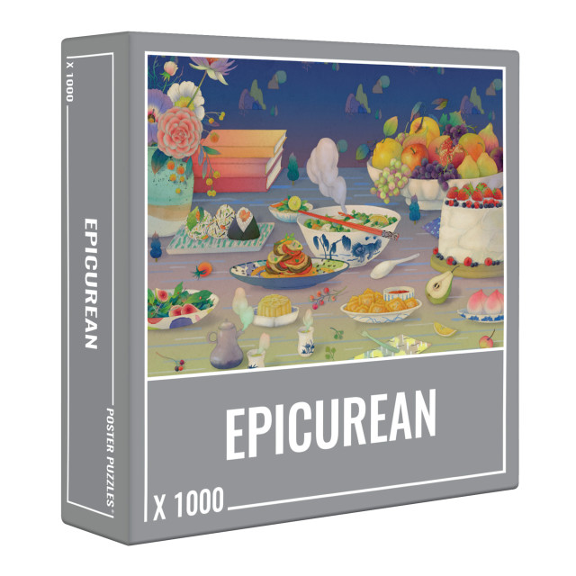 Cloudberries Epicurean Jigsaw 1000-Piece Puzzle packaging