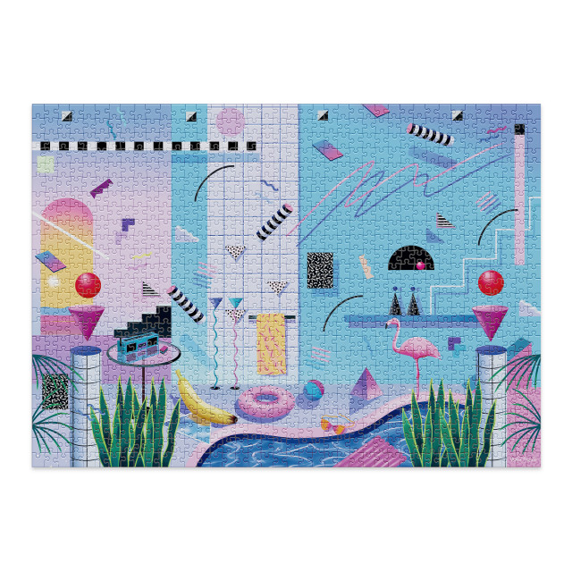 Cloudberries Poolside Jigsaw 1000-Piece Puzzle