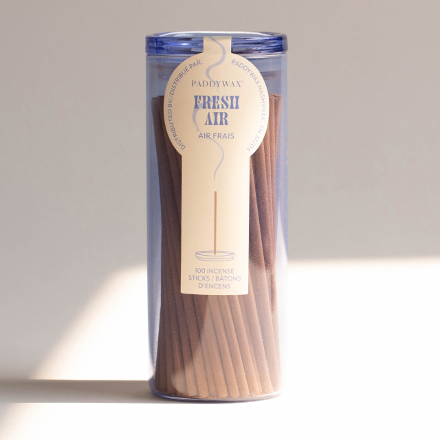 Paddywax Fresh Air Incense Sticks, 100-Piece