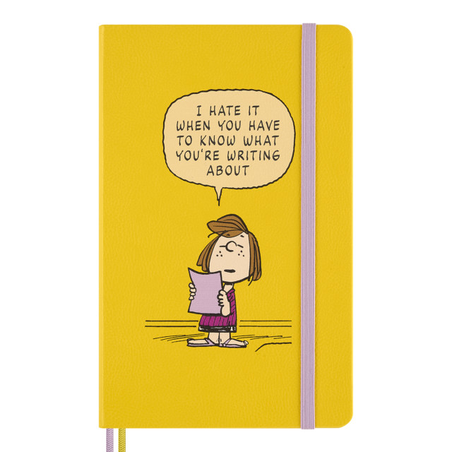 Moleskine Peanuts Large Yellow Hardcover Notebook