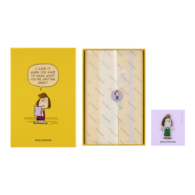 Moleskine Peanuts Large Yellow Hardcover Notebook packaging