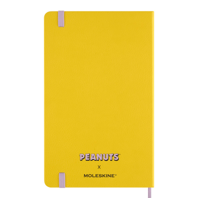 Moleskine Peanuts Large Yellow Hardcover Notebook angle