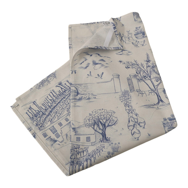 DSA Robyn Valerie Toile Du Cap Tea Towel - Blue