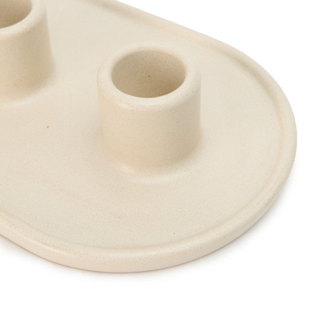 Alkaline Multi Dinner Candle Holder - Nude