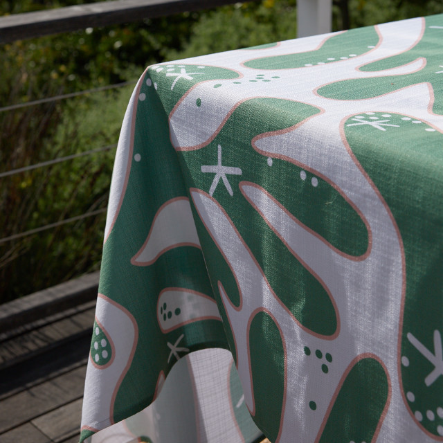 Lifestyle image of Coral Cove Tablecloth