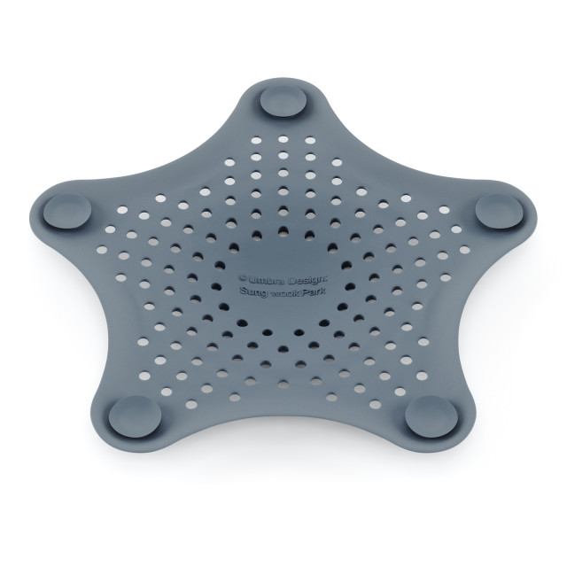 Umbra Starfish Hair Catcher - Slate Blue angle