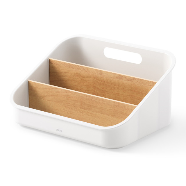 Umbra Bellwood Organiser - White & Natural