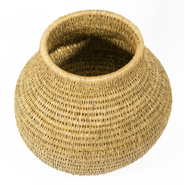 Gone Rural Small Gogo Urn Planter - Smoke angle