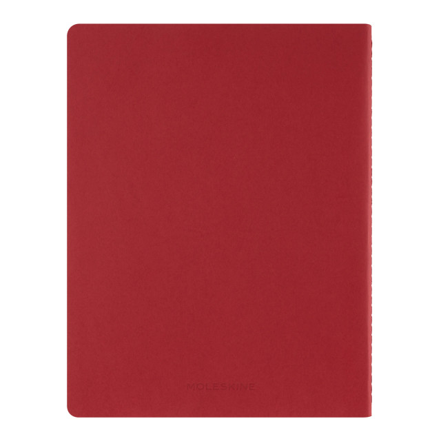 Moleskine XXL Student Cahier Ruled Journals, Set of 3 - Red detail