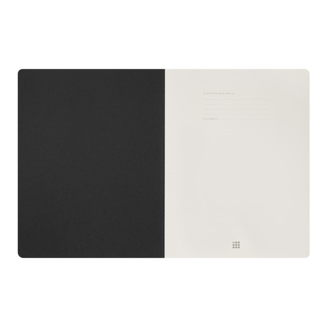 Moleskine XXL Student Cahier Ruled Journals, Set of 3 - Black detail