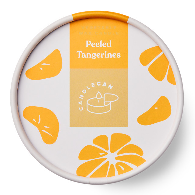 CandleCan Peeled Tangerines Scented Candle angle