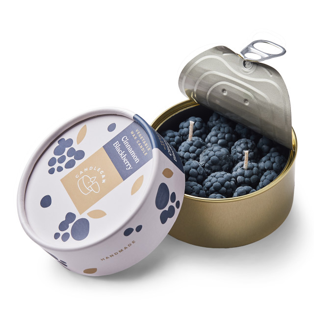 CandleCan Cinnamon Blackberry Scented Candle