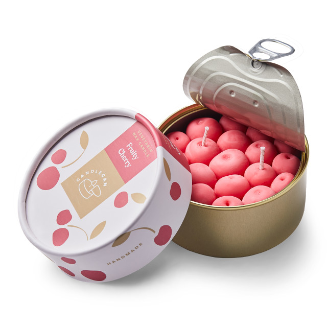 CandleCan Fruity Cherry Scented Candle