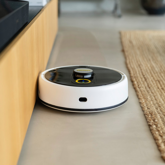 Karcher RCF3 Robot Vacuum Cleaner on the floor