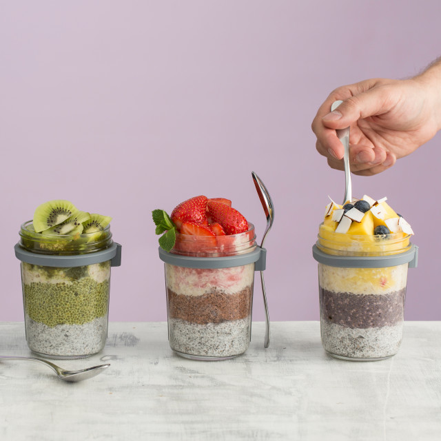 Kilner Breakfast Jar Set with breakfast