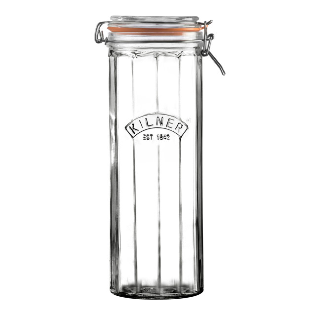 Kilner Facetted Clip Top Jar - 2.2L