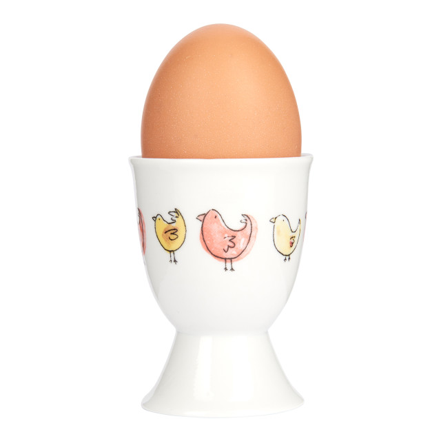 KitchenCraft Porcelain Chicks Egg Cup angle