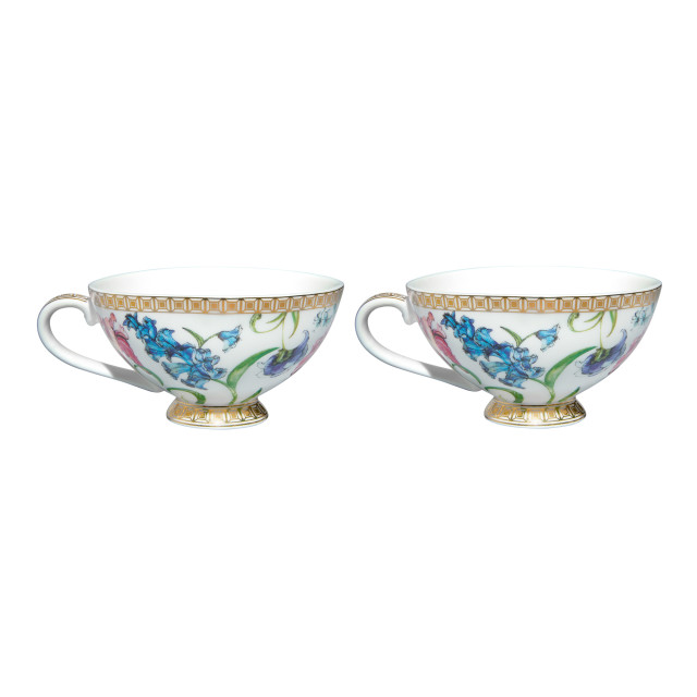 Maxwell & Williams Estelle Michaelides Mystique Espresso Cup & Saucers, Set of 4 detail