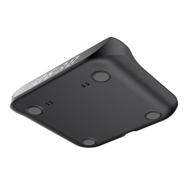 Snug Wireless Charger Pad with Clock, 15W angle