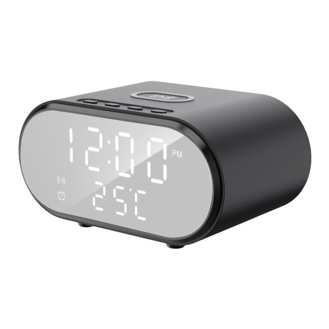 Snug Wireless Charger with Clock Stand, 15W