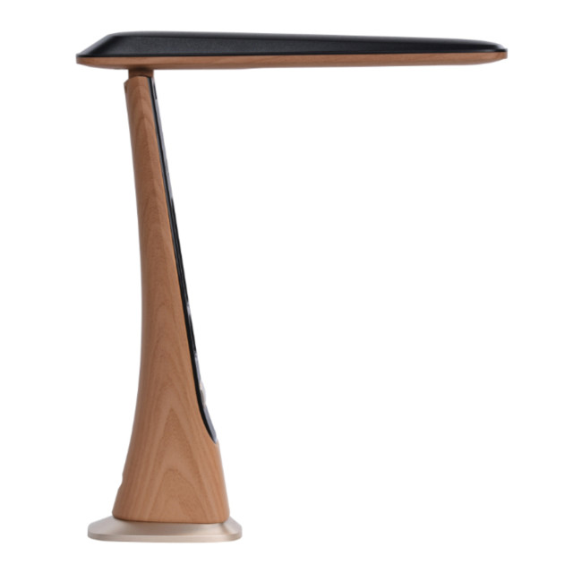 Snug Foldable LED Desk Lamp with Clock angle
