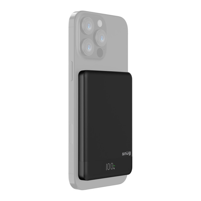 Snug 5000mAh Magnetic Power Bank detail on a phone