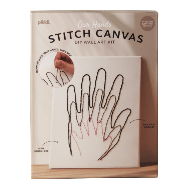 Pikkii Our Hands Stitch Canvas Kit