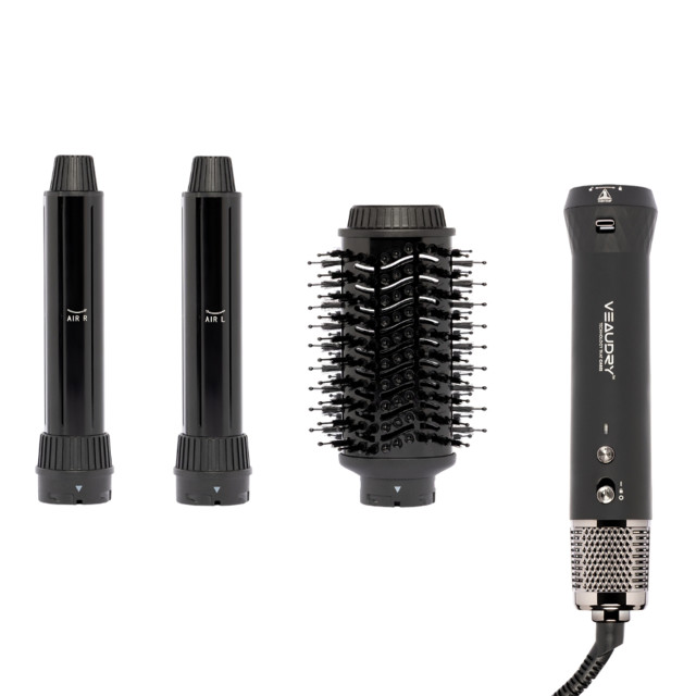 Veaudry myAirStyler 2?in?1 Hot Brush & Air Curler angle