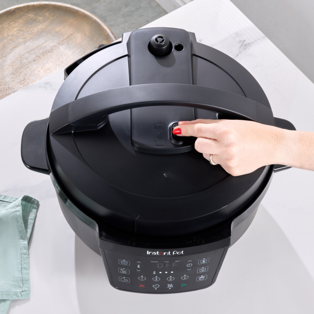 Instant Pot XL Wide 7-in-1 Multi-Cooker, 7.1L on the kitchen counter