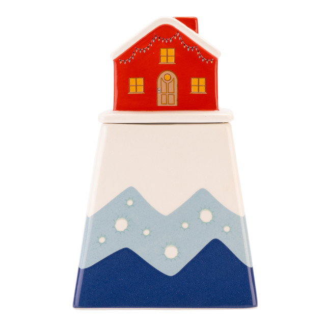 Cath Kidston Christmas Journey Storage Jar angle