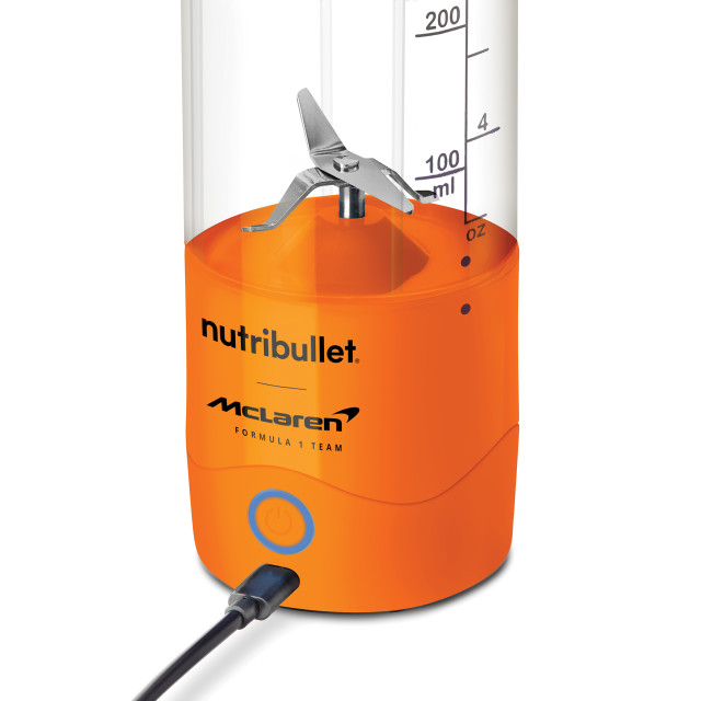 Nutribullet McLaren Limited Edition Portable Cordless Blender, 100W - Papaya detail