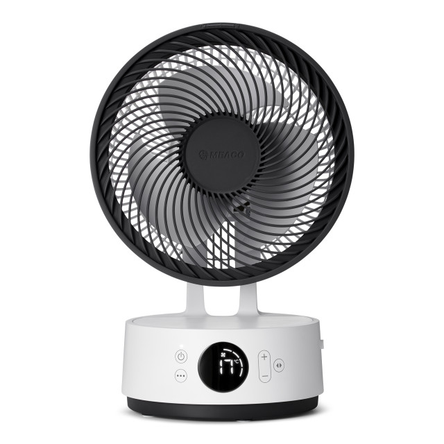 Meaco Sefte Portable Rechargeable Air Circulator Desktop Fan angle