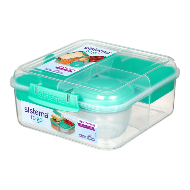 Sistema Bento Cube To Go Lunchbox - Turquoise
