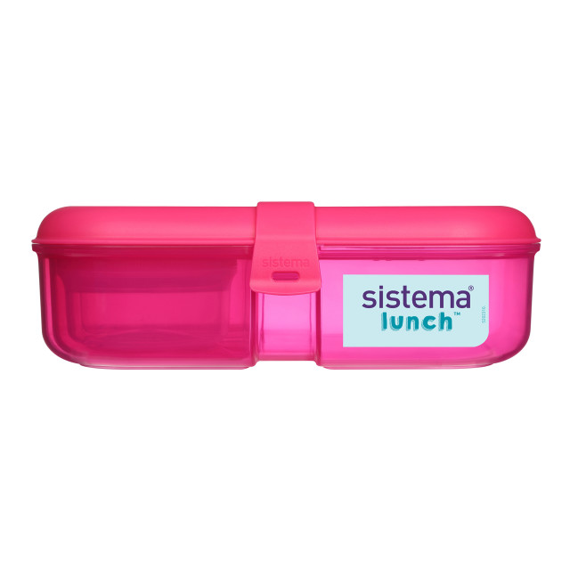 Sistema Ribbon Lunchbox with Mini Bite Box, 1.1L - Purple angle