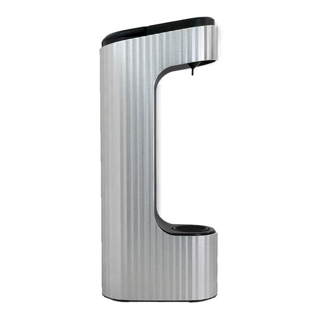 DNA Sparkler Soda Water Maker with Cylinder - Sparkling Silver angle
